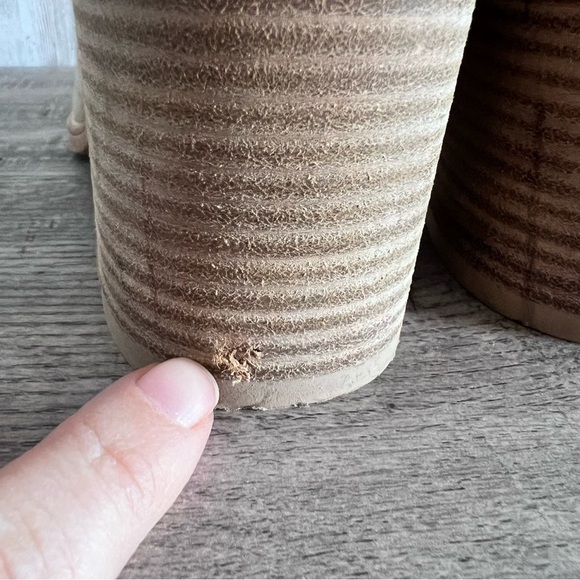 Stuart Weitzman Women’s Suede Whipstitch Trim Lace-Up Boots Size 6 - Picture 6 of 8